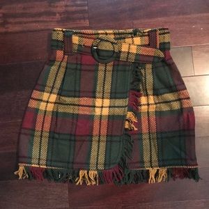 Vintage GUESS Plaid Mini Skirt